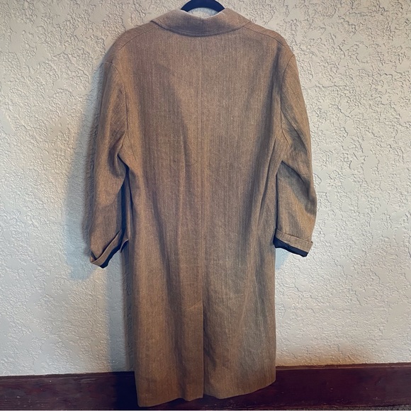 ZARA | brown thread trench coat - Picture 3 of 4